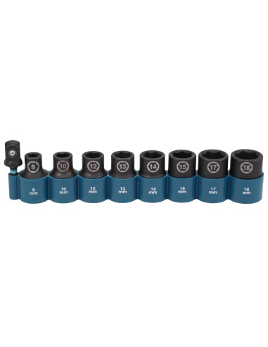 Makita Zestaw Nasadek Udarowych 1/2" 9Szt.  8-18Mm