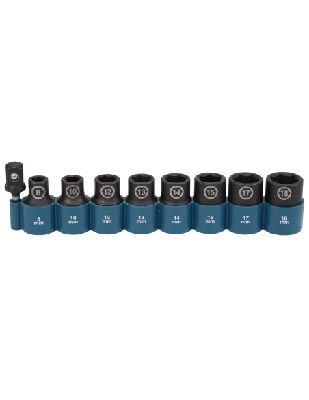 Makita Zestaw Nasadek Udarowych 1/2" 9Szt.  8-18Mm