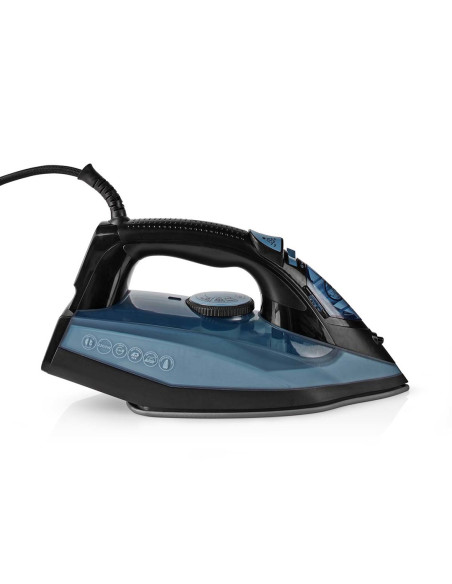 Nedis Iron2000 Żelazko Żelazko Suche Płyta Ceramiczna 2600 W Niebieski