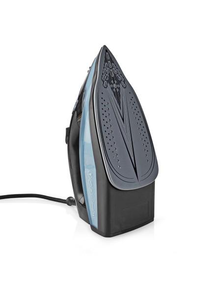 Nedis Iron2000 Żelazko Żelazko Suche Płyta Ceramiczna 2600 W Niebieski