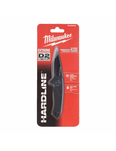 Milwaukee Nóż Składany Gładki Hardline 64Mm...