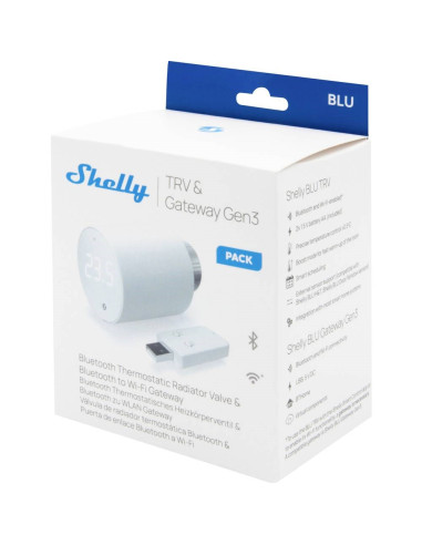 Shelly Blu Trv Głowica Termostatyczna Biały