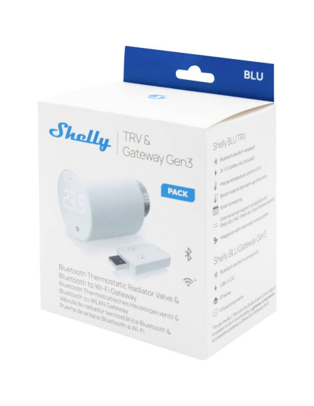Shelly Blu Trv Głowica Termostatyczna Biały
