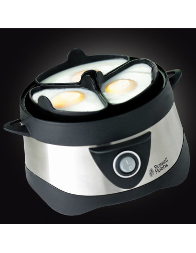 Russell Hobbs Stylo 7 Jaj. 365 W Czarny, Stal Nierdzewna