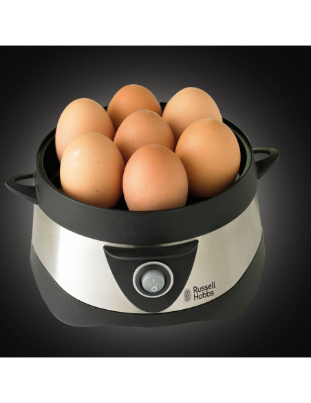 Russell Hobbs Stylo 7 Jaj. 365 W Czarny, Stal Nierdzewna