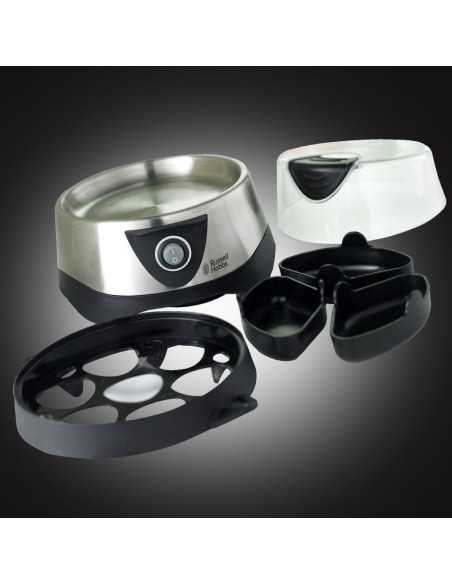 Russell Hobbs Stylo 7 Jaj. 365 W Czarny, Stal Nierdzewna