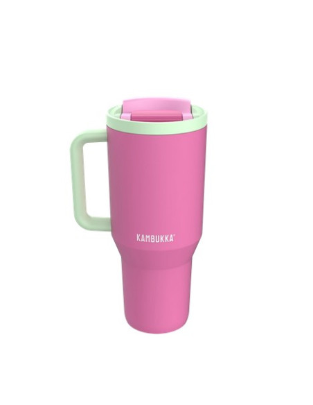 Kubek Termiczny Z Teleskopową Słomką Kambukka Rio Tumbler 950Ml Bubblegum Mint
