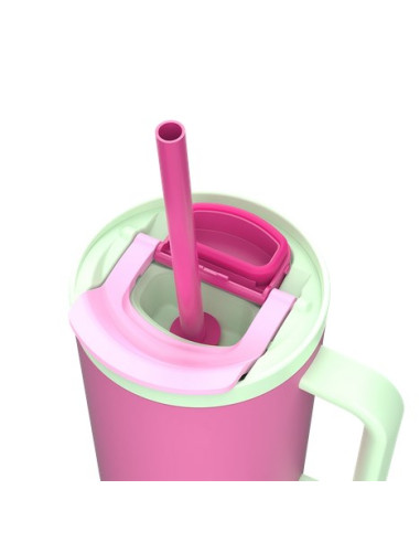 Kubek Termiczny Z Teleskopową Słomką Kambukka Rio Tumbler 950Ml Bubblegum Mint