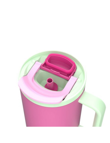 Kubek Termiczny Z Teleskopową Słomką Kambukka Rio Tumbler 950Ml Bubblegum Mint
