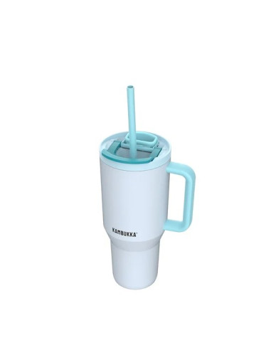 Kubek Termiczny Z Teleskopową Słomką Kambukka Rio Tumbler 950Ml Frosty Coconut