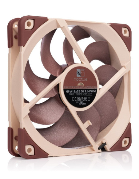 Noctua Nf-A12X25 G2 Ls-Pwm System Chłodzenia Komputerów Obudowa Komputera Wentylator 12 Cm Beżowy 1 Szt.