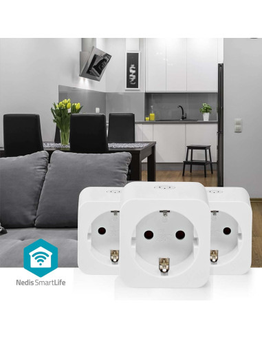 Nedis Wifip121Fwt3 Inteligentny Korek 3680 W Dom Biały
