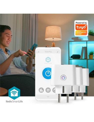 Nedis Wifip121Fwt3 Inteligentny Korek 3680 W Dom Biały