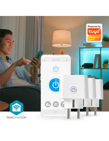 Nedis Wifip121Fwt3 Inteligentny Korek 3680 W Dom Biały