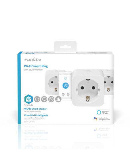 Nedis Wifip121Fwt3 Inteligentny Korek 3680 W Dom Biały
