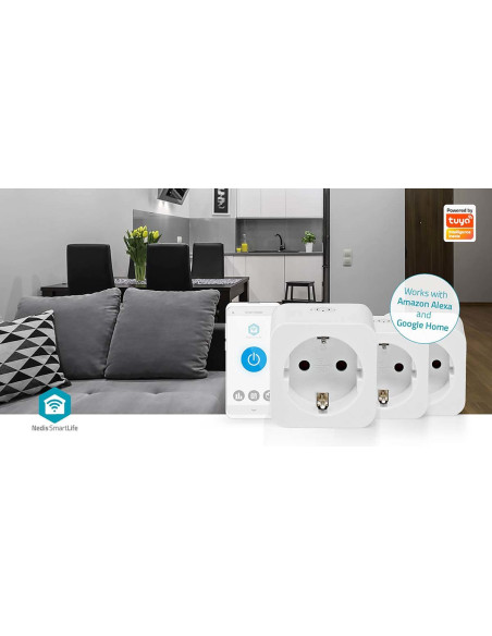 Nedis Wifip121Fwt3 Inteligentny Korek 3680 W Dom Biały