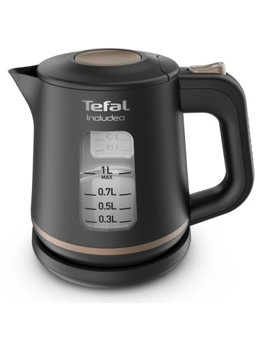 Czajnik Elektryczny Tefal Includeo Ki5338 1L 2400W Czarny