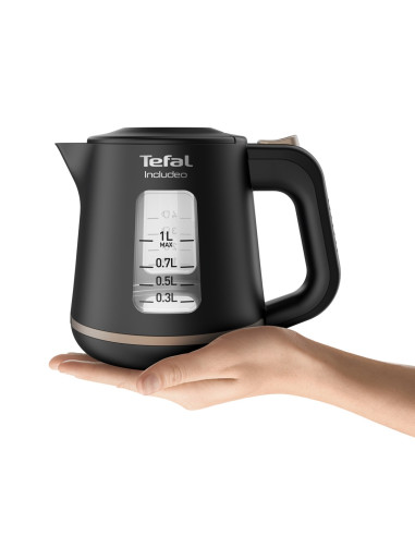 Czajnik Elektryczny Tefal Includeo Ki5338 1L 2400W Czarny