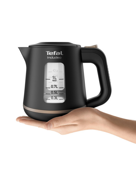 Czajnik Elektryczny Tefal Includeo Ki5338 1L 2400W Czarny
