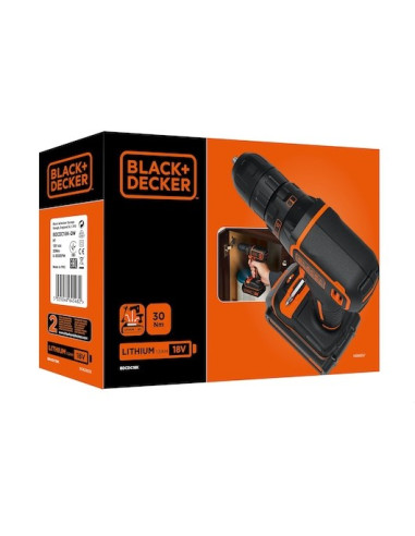 Wiertarko-Wkrętarka 18V Bdcdc18-Qw Black+Decker