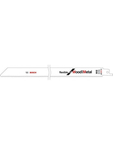 Brzeszczoty Do Drewna I Metalu Bosch S1222Vf 225Mm 5 Sztuk