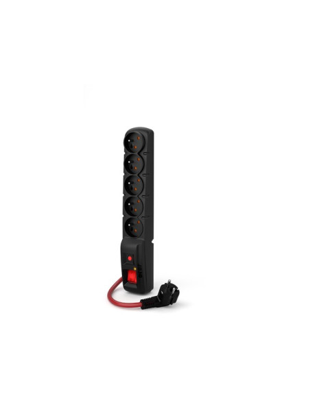 Acar F5 Power Czarny 5 X Gniazdo Sieciowe 230 V 10 M
