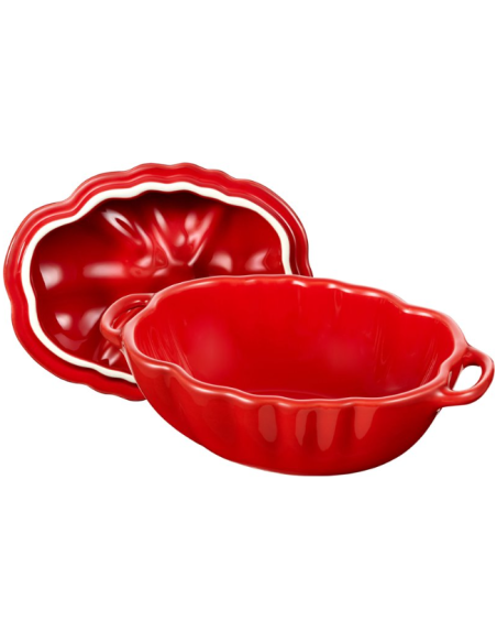 Mini Cocotte Ceramiczny Owalny Pomidor Staub 40511-855-0 - Czerwony 500 Ml
