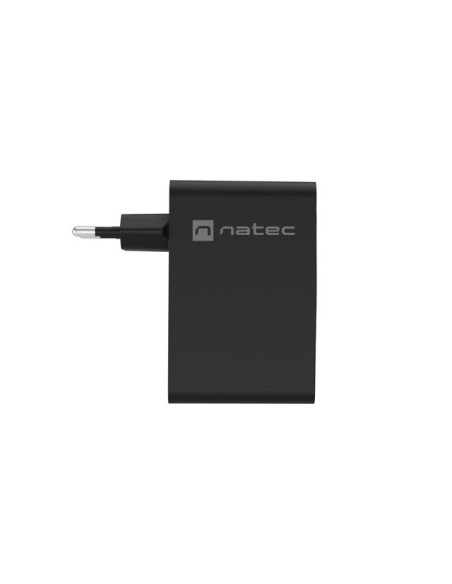 Natec Ładowarka Sieciowa Ribera Gan 3X Usb-C 1X Usb-A 100W Czarna