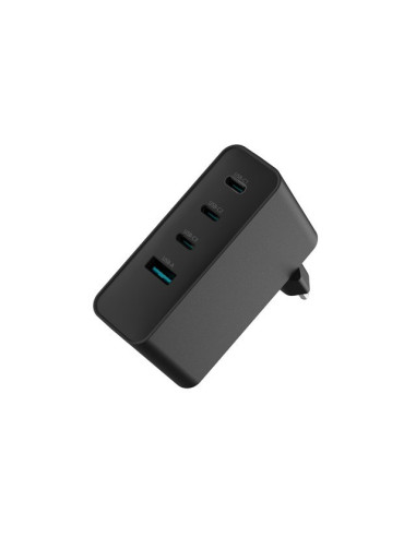Natec Ładowarka Sieciowa Ribera Gan 3X Usb-C 1X Usb-A 100W Czarna