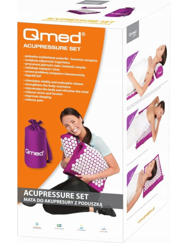 Mata Do Qkupresury Z Poduszką Acupressure Mat