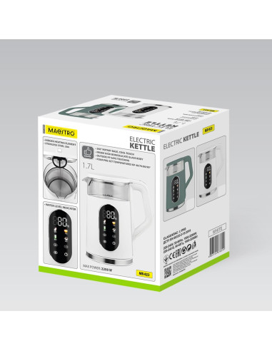 Czajnik Elektryczny 1,7L 2220W Mr-023-White Maestro