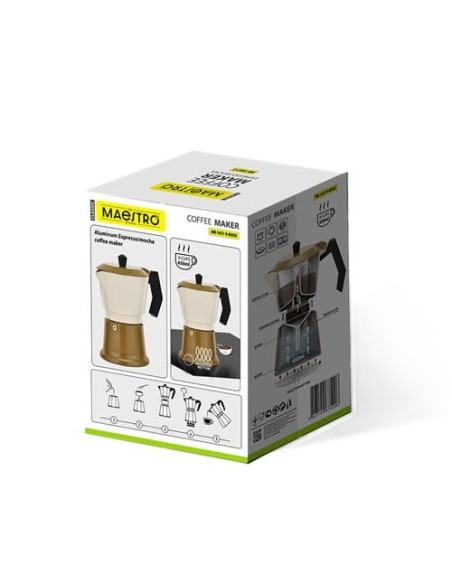 Kawiarka Aluminiowa Mr-1657-9-Beige Maestro