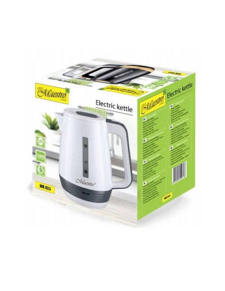 Czajnik Elektryczny 1,7L 2200W Maestro Mr-033-White