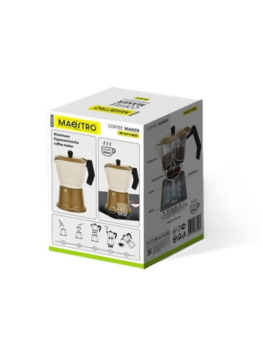 Kawiarka Aluminiowa Mr-1657-6-Beige Maestro