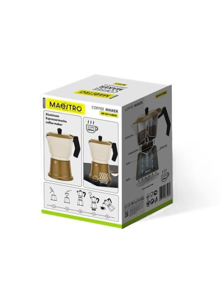 Kawiarka Aluminiowa Mr-1657-6-Beige Maestro