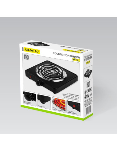 Kuchenka Elektryczna Jednopalnikowa 1000W Mr-770-1 Maestro