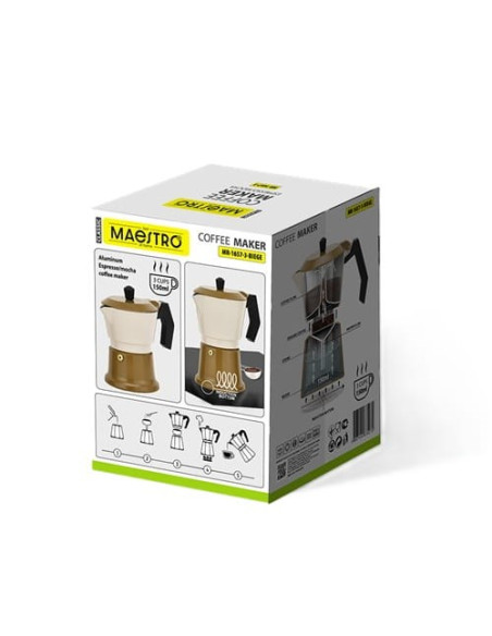 Kawiarka Aluminiowa Mr-1657-3-Beige Maestro