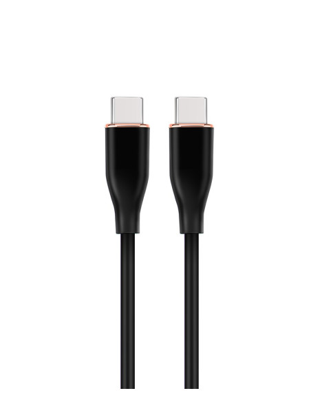 Gembird Kabel Usb Typ-C Power Delivery (Pd) 60 W, "Premium Silicon", Oplot Silikonowy, 1.5 M, Czarny
