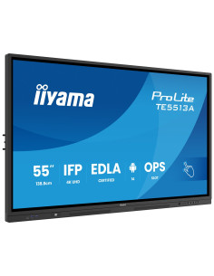Iiyama Te5513A-B2Ag Signage Display Interaktywny Płaski Panel 138,7 Cm (54.6") Wi-Fi 500 Cd/M2 4K Ultra Hd Czarny Ekran Dotykowy