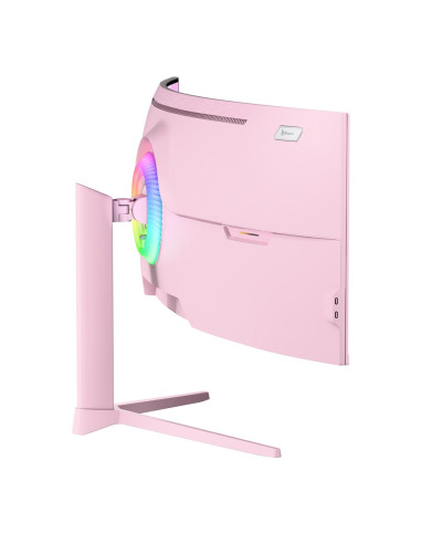 Arozzi Nova 49” Curved Monitor Komputerowy 124,5 Cm (49") 5120 X 1440 Px Dual Qhd Led Różowy