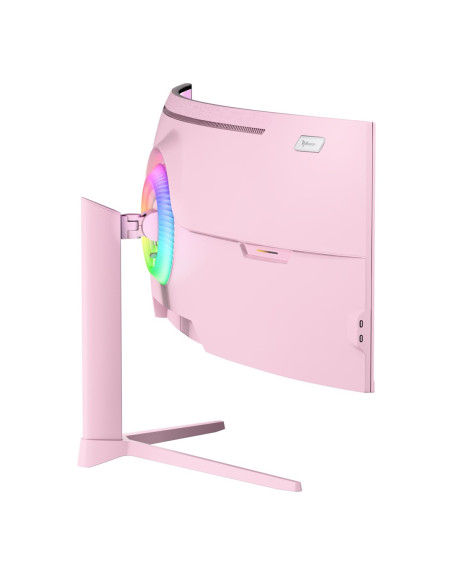 Arozzi Nova 49” Curved Monitor Komputerowy 124,5 Cm (49") 5120 X 1440 Px Dual Qhd Led Różowy