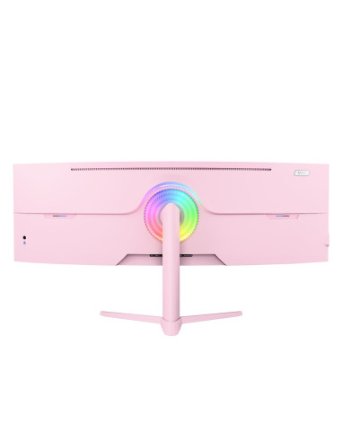 Arozzi Nova 49” Curved Monitor Komputerowy 124,5 Cm (49") 5120 X 1440 Px Dual Qhd Led Różowy