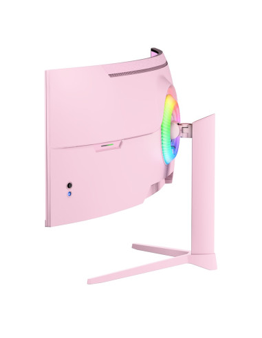 Arozzi Nova 49” Curved Monitor Komputerowy 124,5 Cm (49") 5120 X 1440 Px Dual Qhd Led Różowy