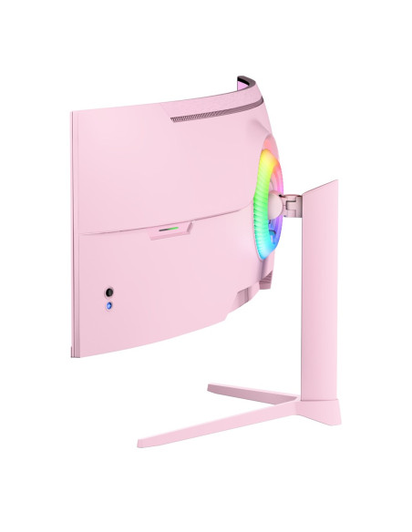 Arozzi Nova 49” Curved Monitor Komputerowy 124,5 Cm (49") 5120 X 1440 Px Dual Qhd Led Różowy