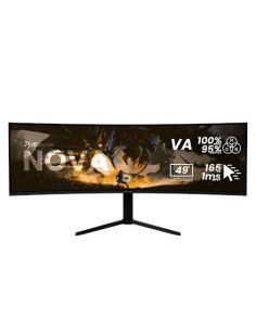 Arozzi Nova 49” Curved Monitor Komputerowy 124,5 Cm (49") 5120 X 1440 Px Dual Qhd Led Czarny 2