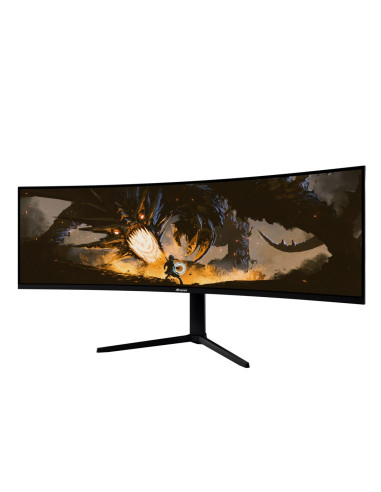 Arozzi Nova 49” Curved Monitor Komputerowy 124,5 Cm (49") 5120 X 1440 Px Dual Qhd Led Czarny
