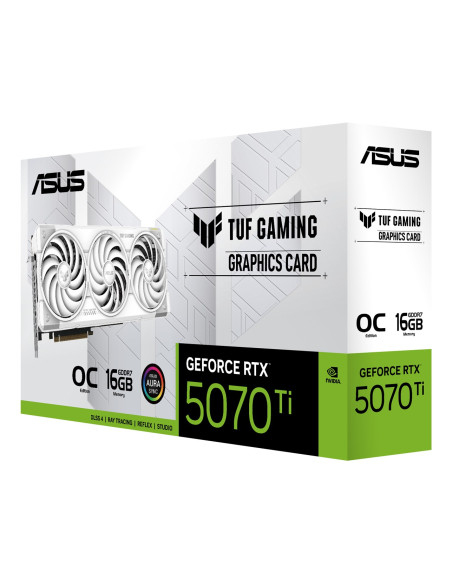 Asus Tuf Gaming Tuf-Rtx5070Ti-O16G-White-Gaming Nvidia Geforce Rtx 5070 Ti 16 Gb Gddr7