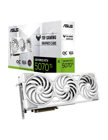 Asus Tuf Gaming Tuf-Rtx5070Ti-O16G-White-Gaming Nvidia Geforce Rtx 5070 Ti 16 Gb Gddr7
