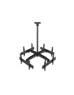 Equip 650372 Uchwyt Do Tablic Informacyjnych 165,1 Cm (65") Czarny