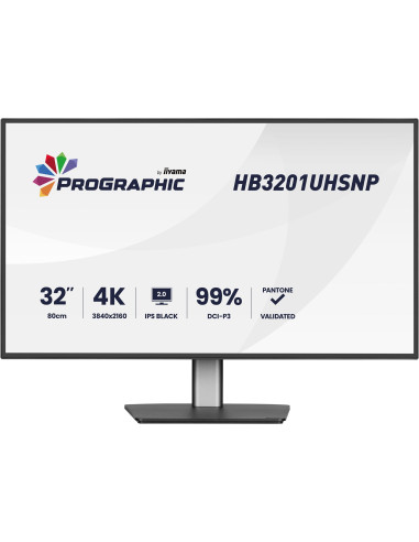 Iiyama Prographic Hb3201Uhsnp-B1 Monitor Komputerowy 80 Cm (31.5") 3840 X 2160 Px Czarny